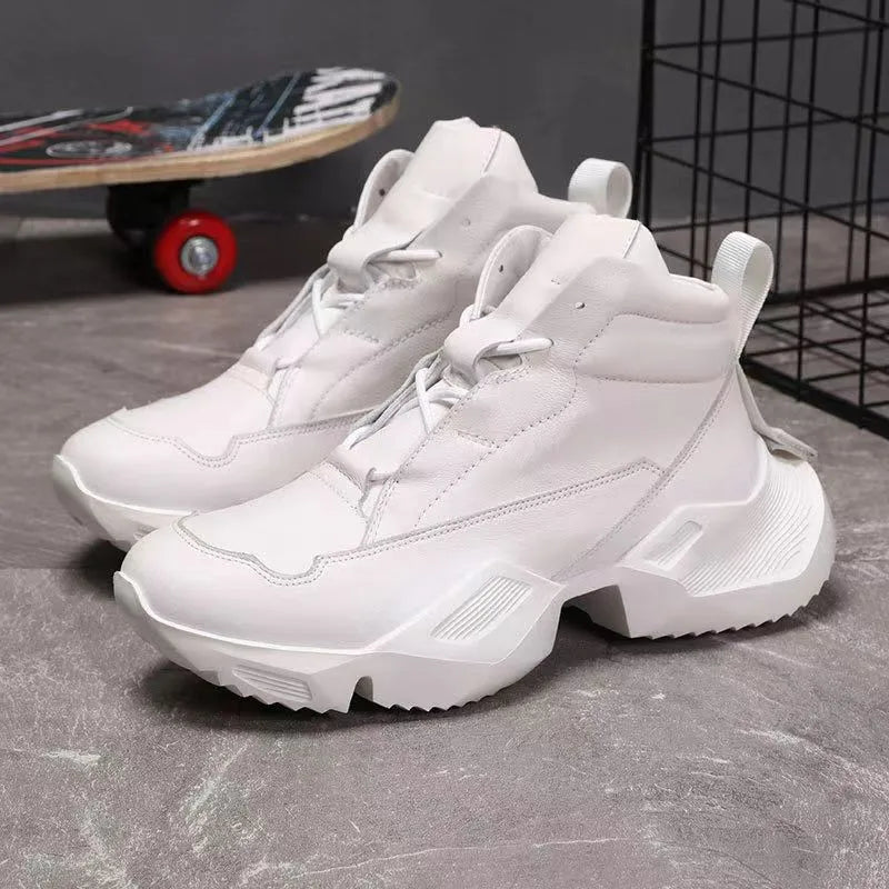Men's Platform Heightened Sneakers Casual Shoes - Bellarte Enchanté Men's Platform Heightened Sneakers Casual Shoes